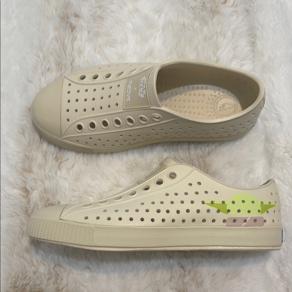 Star Wars x Native Slip On Rubber Shoes M5/W7 Grogu Baby Yoda Mandalorian